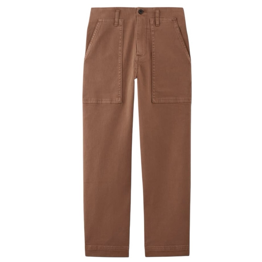 Everlane Brown Straight-Leg Utility Pants - Picture 15 of 15